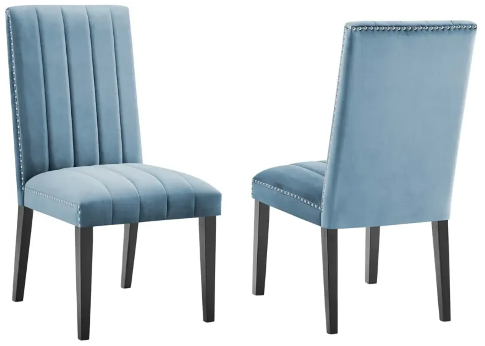 Catalyst Performance Velvet Dining Side Chairs - Set of 2