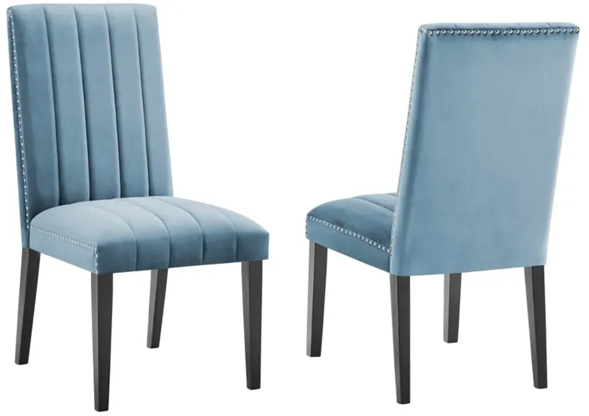 Catalyst Performance Velvet Dining Side Chairs - Set of 2