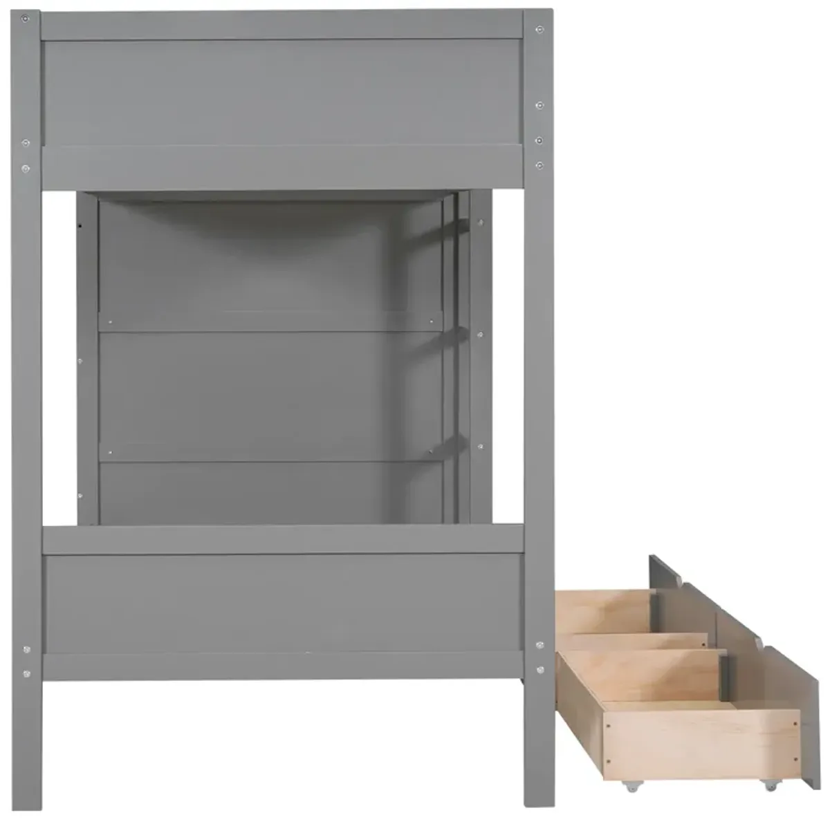 Merax Storage Bunk Bed With 2 Drawers