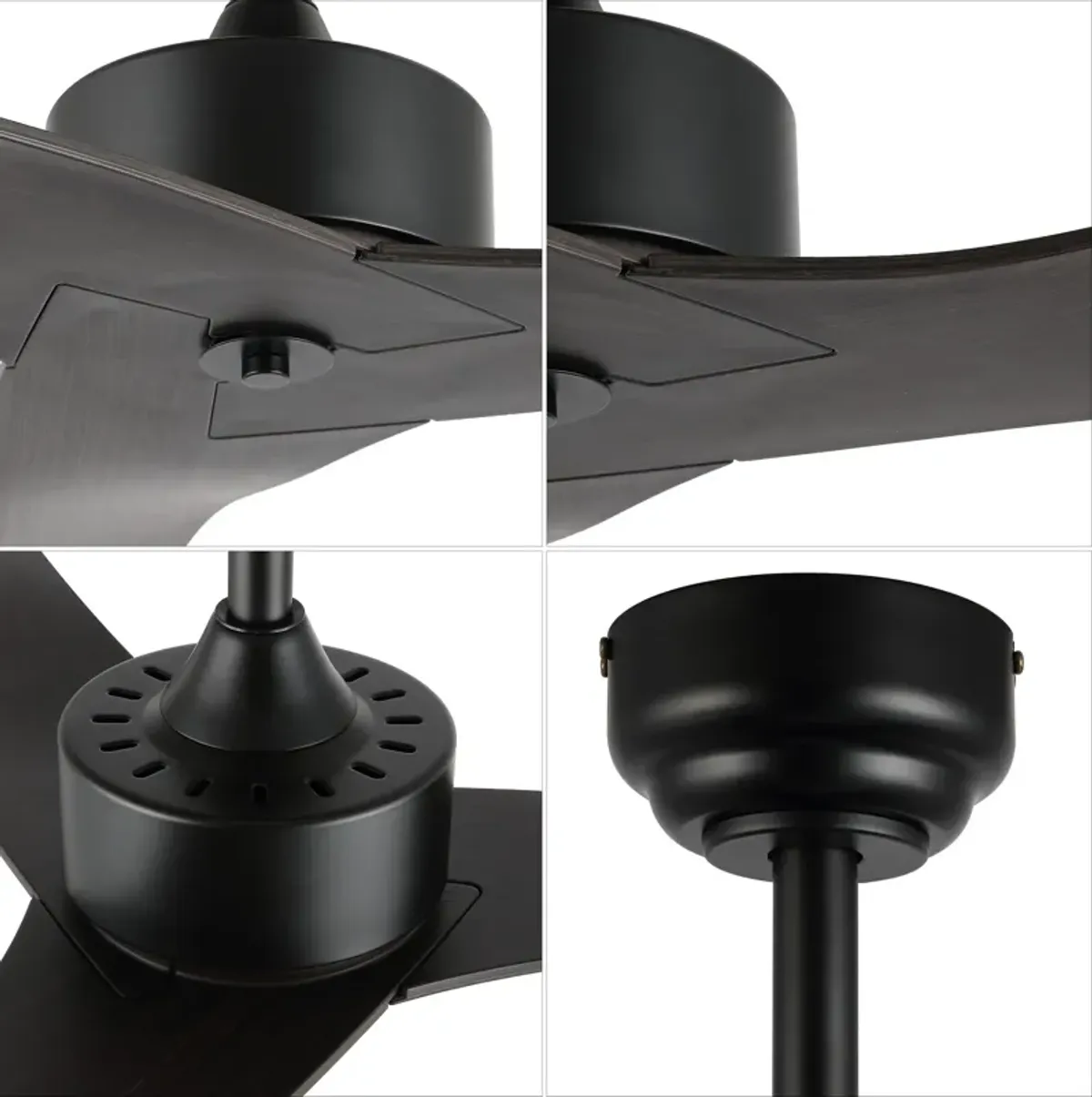 Aldrin Modern Minimalist Iron/Plastic Razor Ceiling Fan