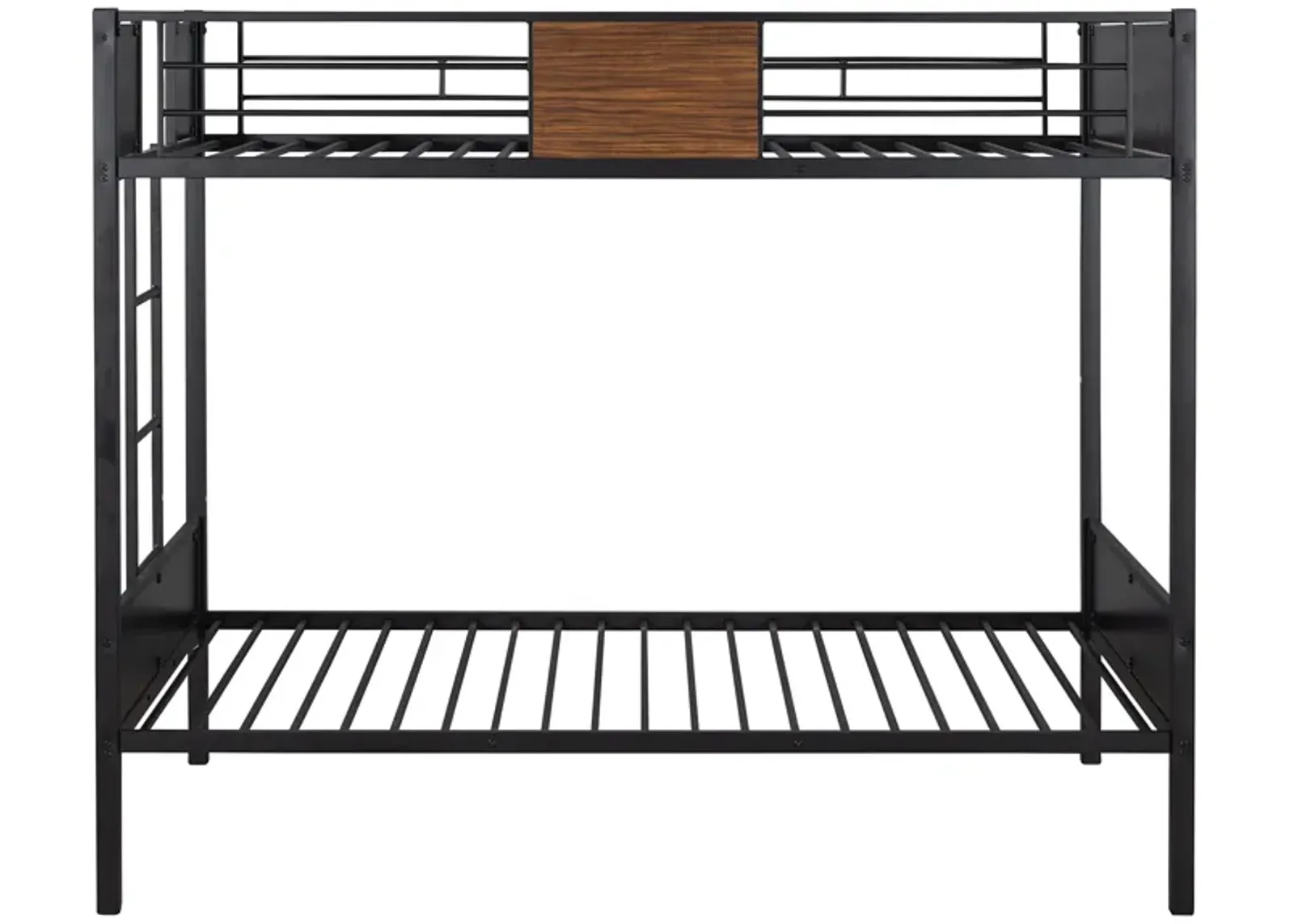 Merax Steel Frame Bunk Bed with Safety Rail