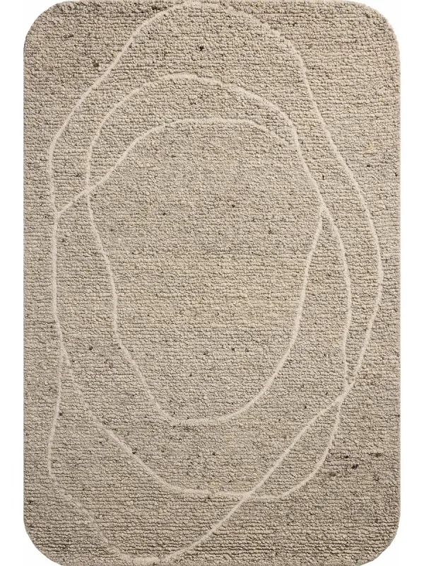 Otis OTT01 Oatmeal/Ivory 7'9" x 9'9" Rug