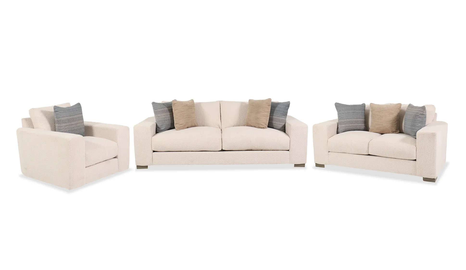 Decker 3 Piece Living Set