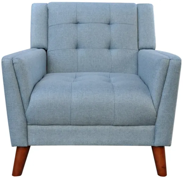 Streamdale Elegant Tufted Chair with Durable Birch Wood Legs