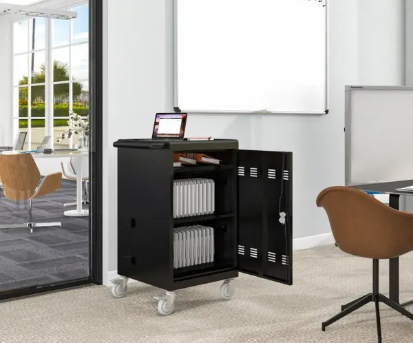 Streamdale Mobile Charging Cart And Cabinet For Tablets Laptops 30-Device