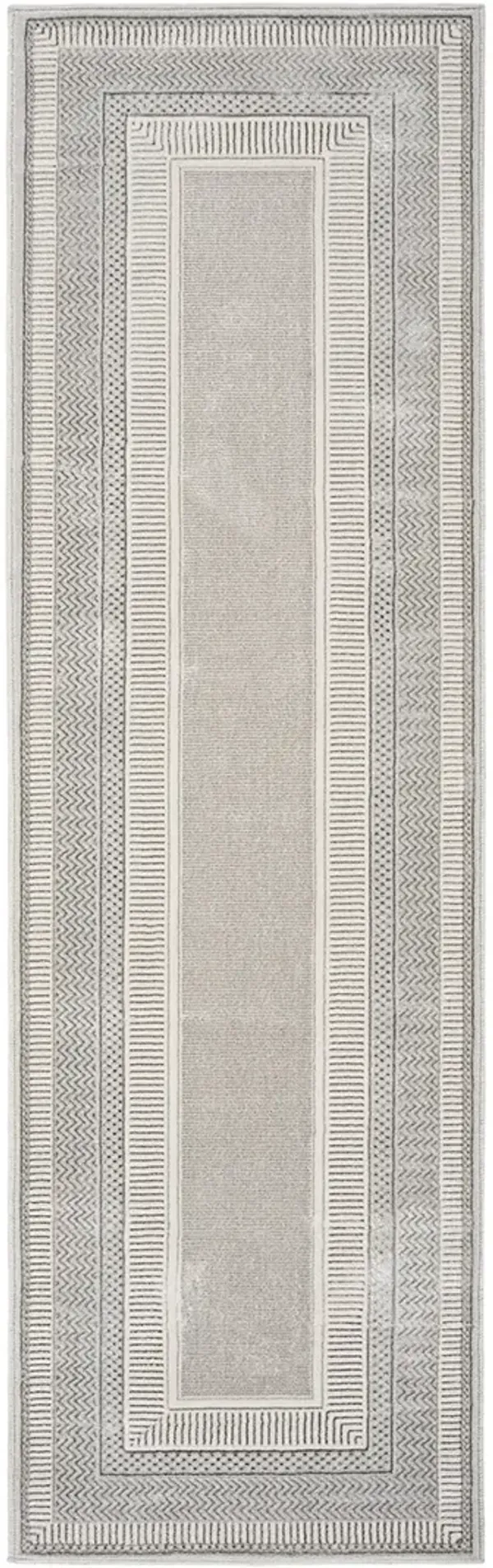 Glitz GLZ07 Silver 2'3" x 7'6" Rug