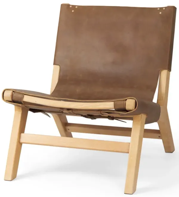 Elodie Leather Accent Chair