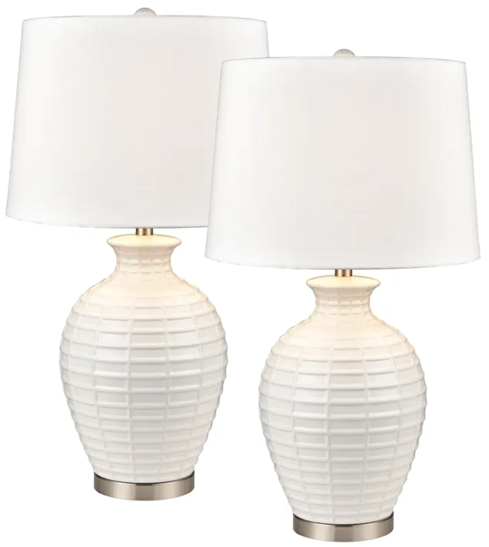 Junia 28'' High 1-Light Table Lamp Set