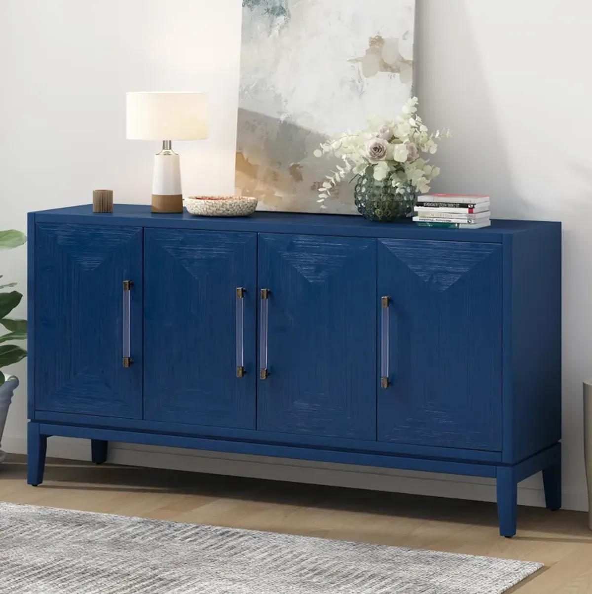 Merax Versatile Four-Door Sideboard Cabinet