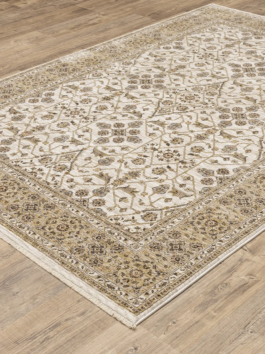 Maharaja 3'3" x 5' Ivory Rug