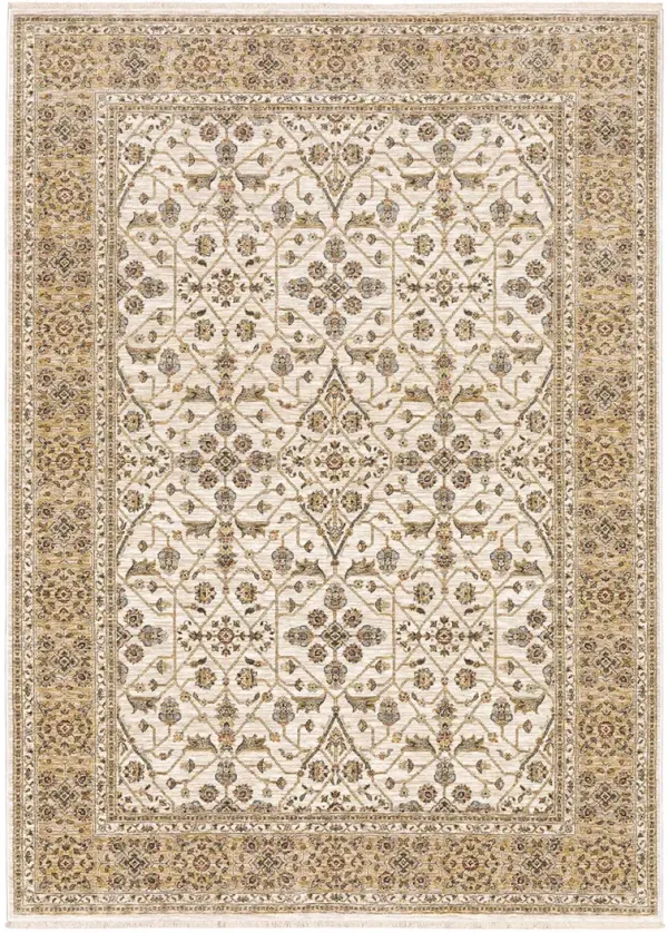 Maharaja 3'3" x 5' Ivory Rug