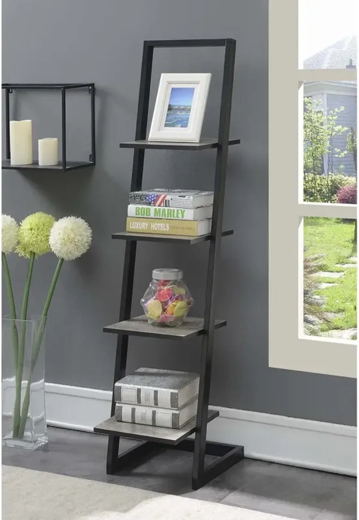 Convience Concept, Inc. Designs2Go 4 Tier Ladder Bookshelf