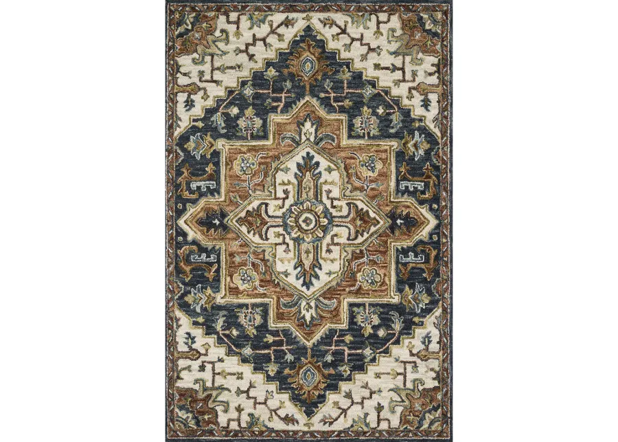 Victoria VK19 Blue/Multi 7'9" x 9'9" Rug