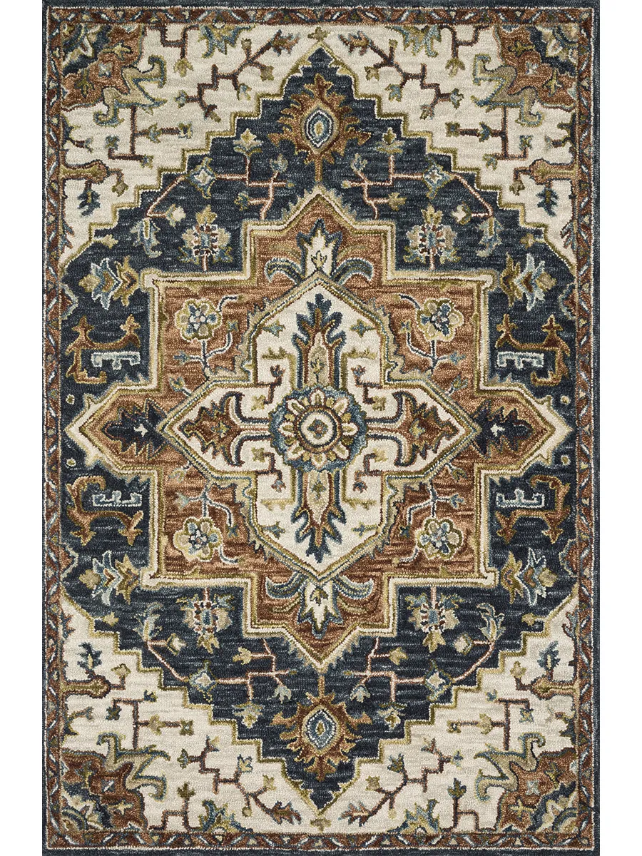 Victoria VK19 Blue/Multi 7'9" x 9'9" Rug