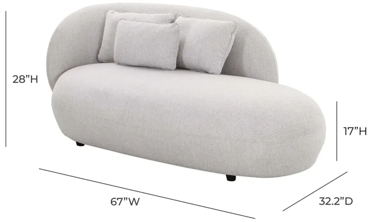 Galet Velvet Chaise