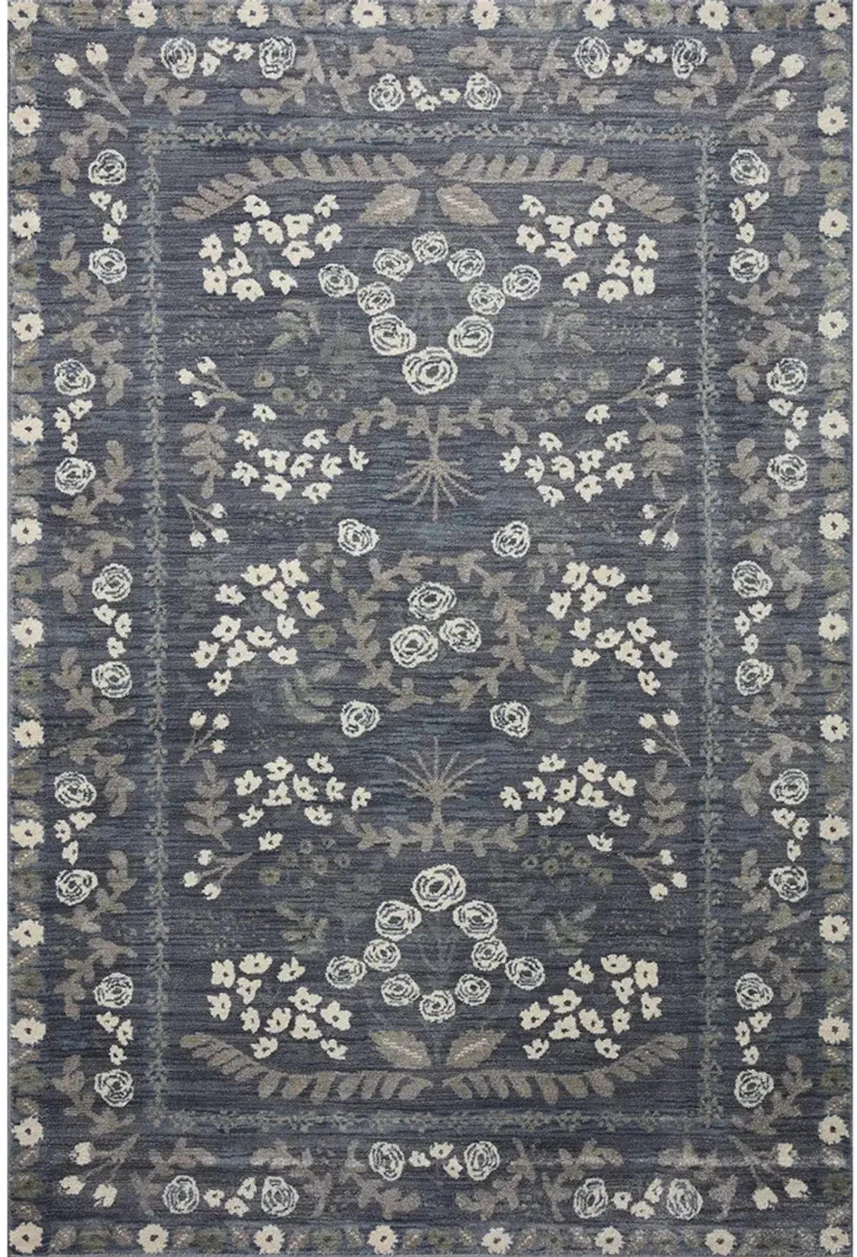 Fiore FIO01 Navy Grey 6'3" x 9' Rug