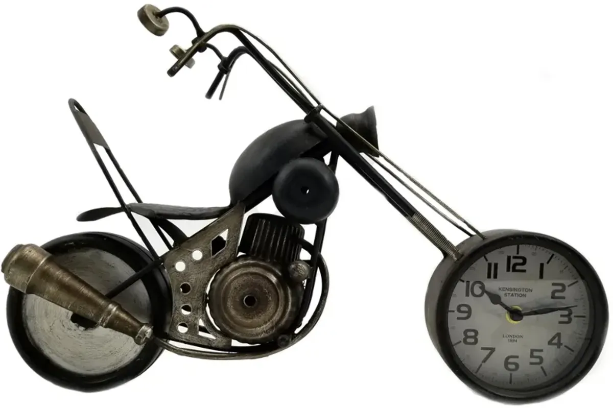 Motorcycle Table Clock