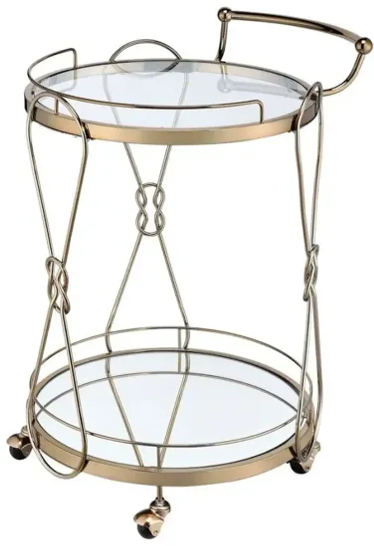 Zekera Serving Cart, Champagne