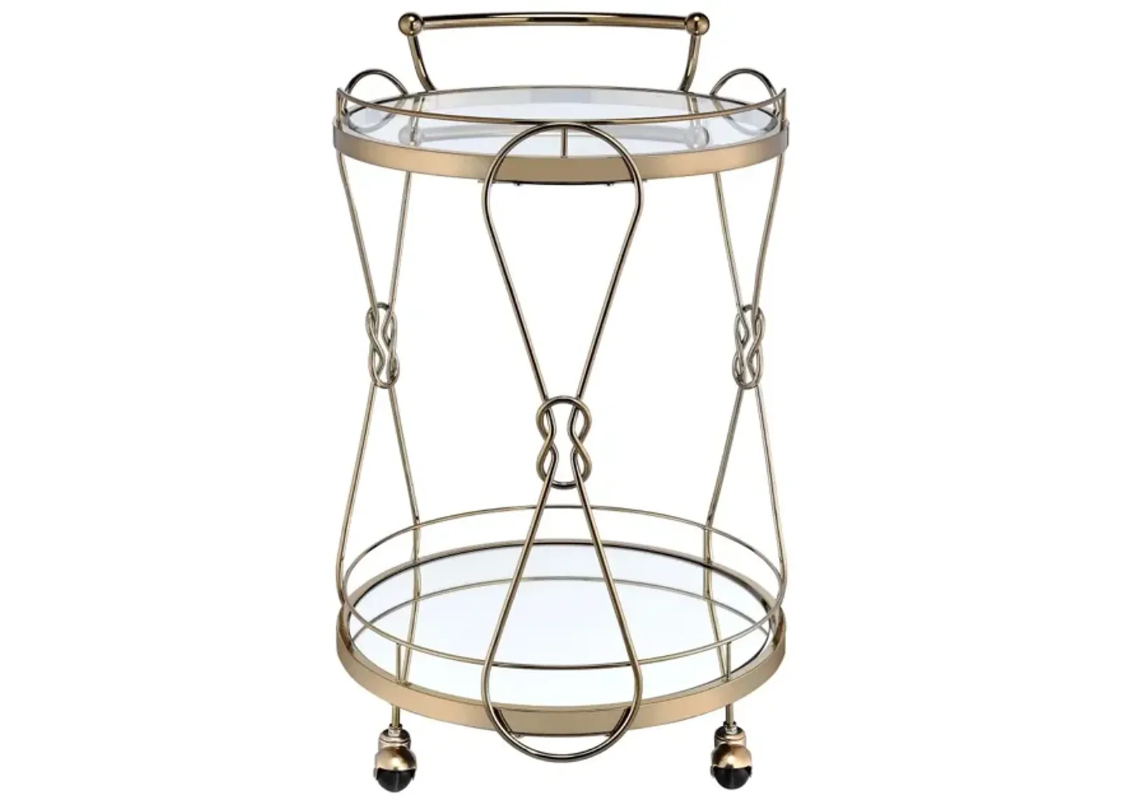 Zekera Serving Cart, Champagne