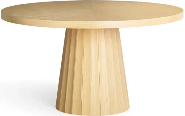Meri Natural 56" Round Dining Table