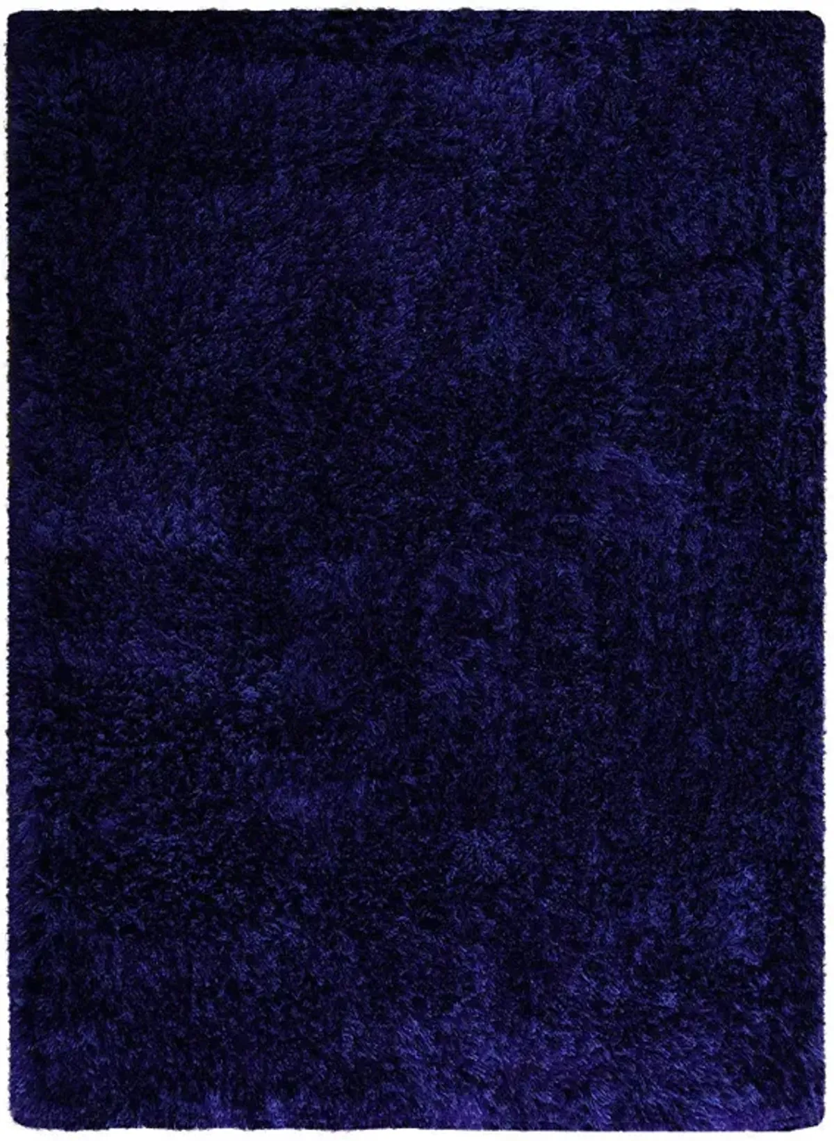 RUGSOTIC CARPETS HAND TUFTED SHAG POLYESTER ECO-FRIENDLY AREA RUGS  - 6'x9', Rectangle, Blue, Solid Plain Design, High Pile Thick Handmade Anti Skid Area Rugs for Living Room, Bed Room K00111