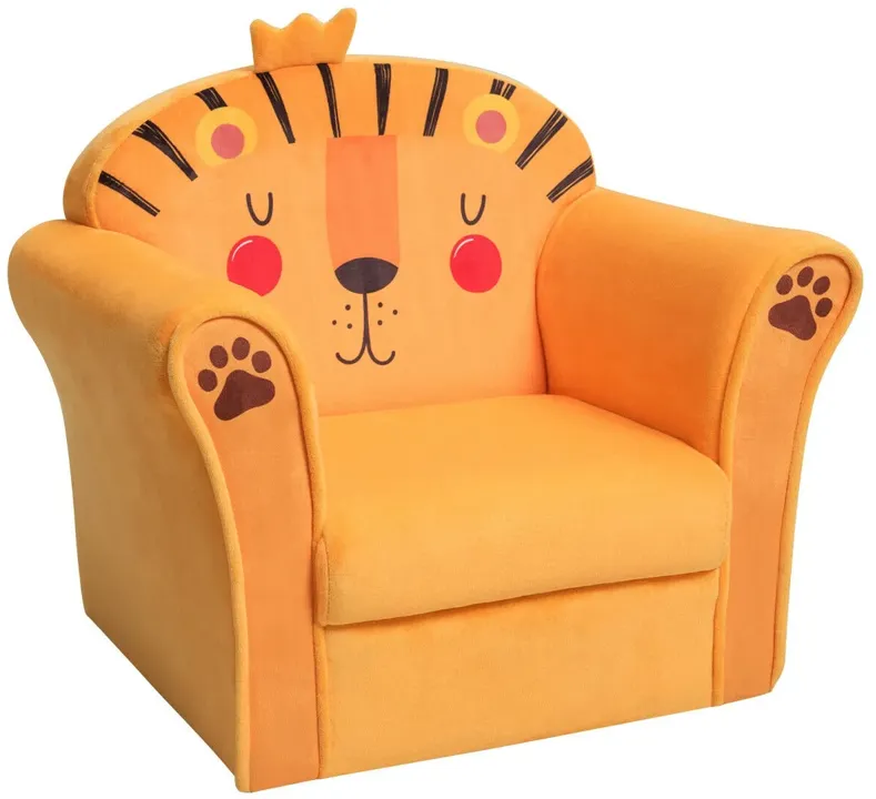 Kids Armrest Upholstered Couch