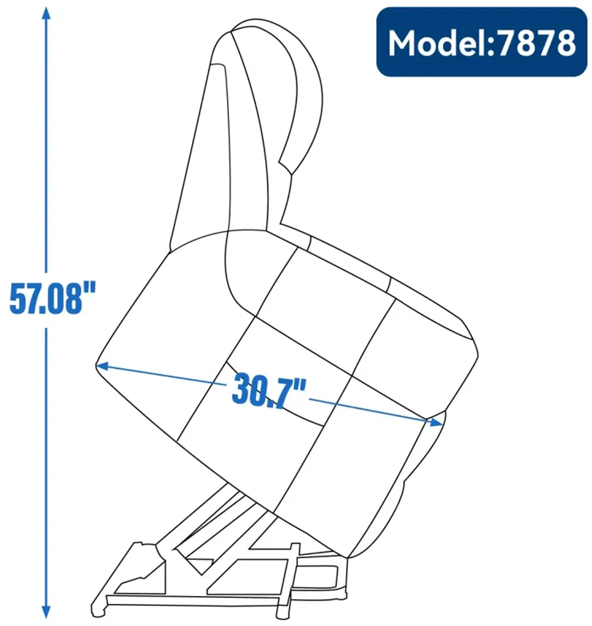 Dual Motor Power Lift Recliner Chair with Heat Massage