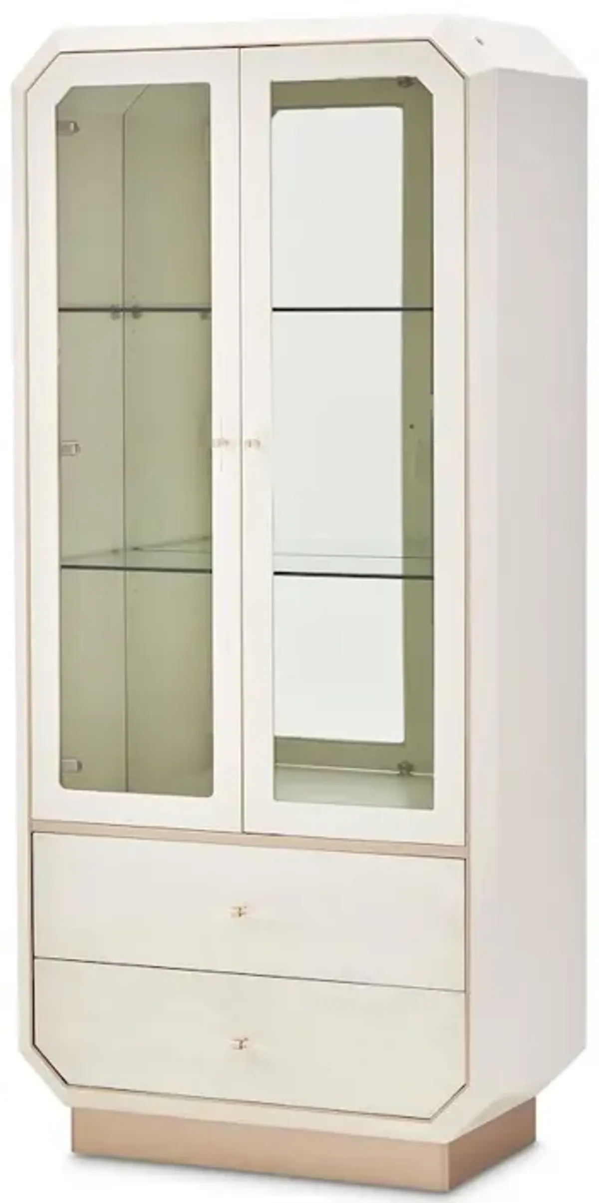 Michael Amini La Rachelle Display Cabinet - Champagne