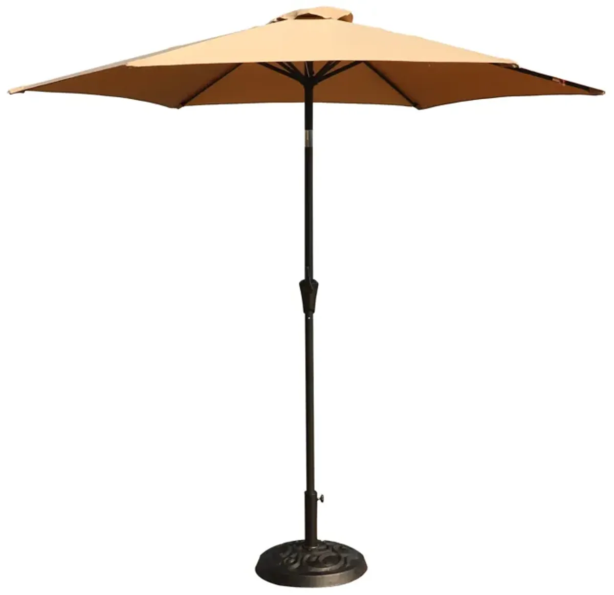 9' Pole Tan Umbrella with Carry Bag