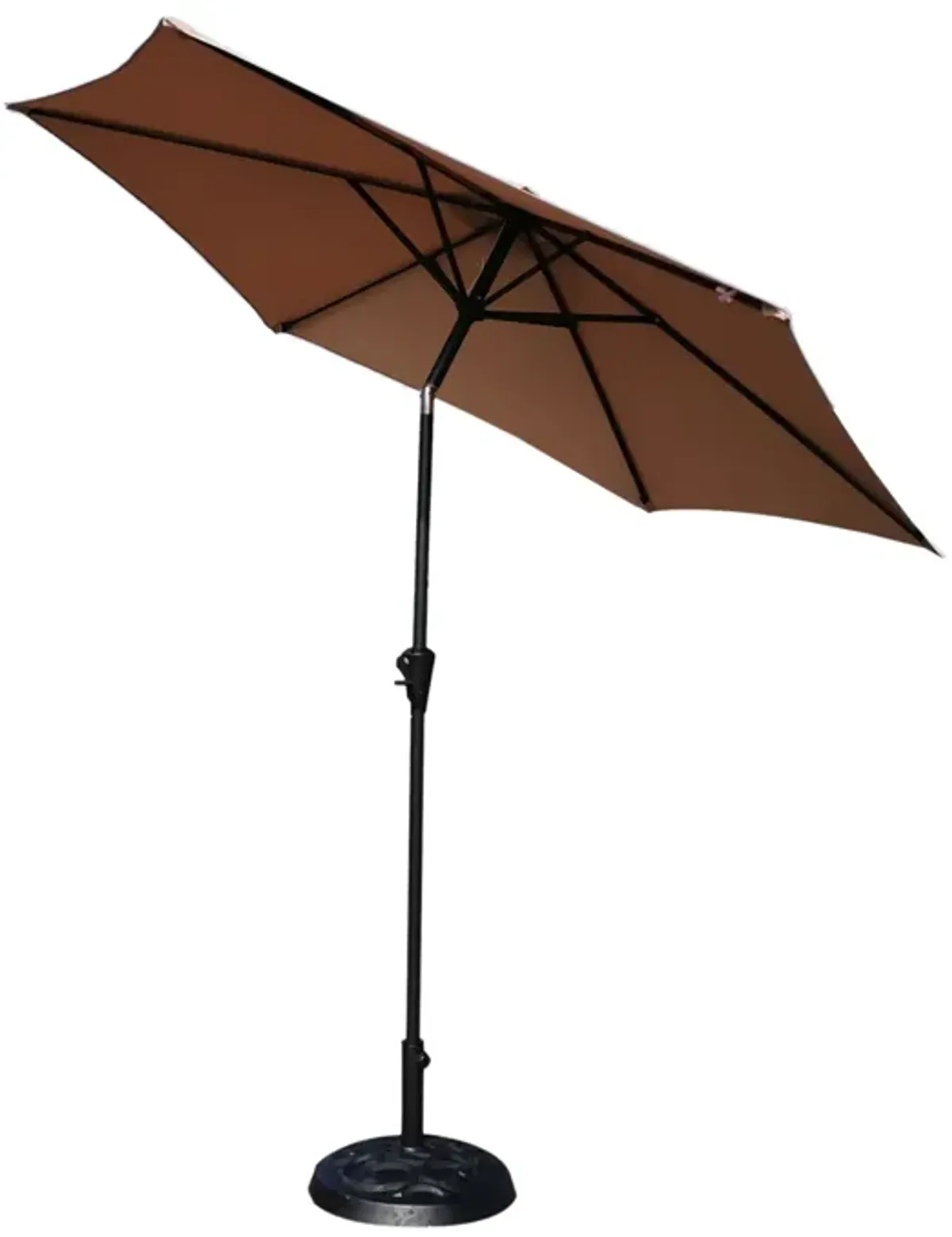 9' Pole Tan Umbrella with Carry Bag