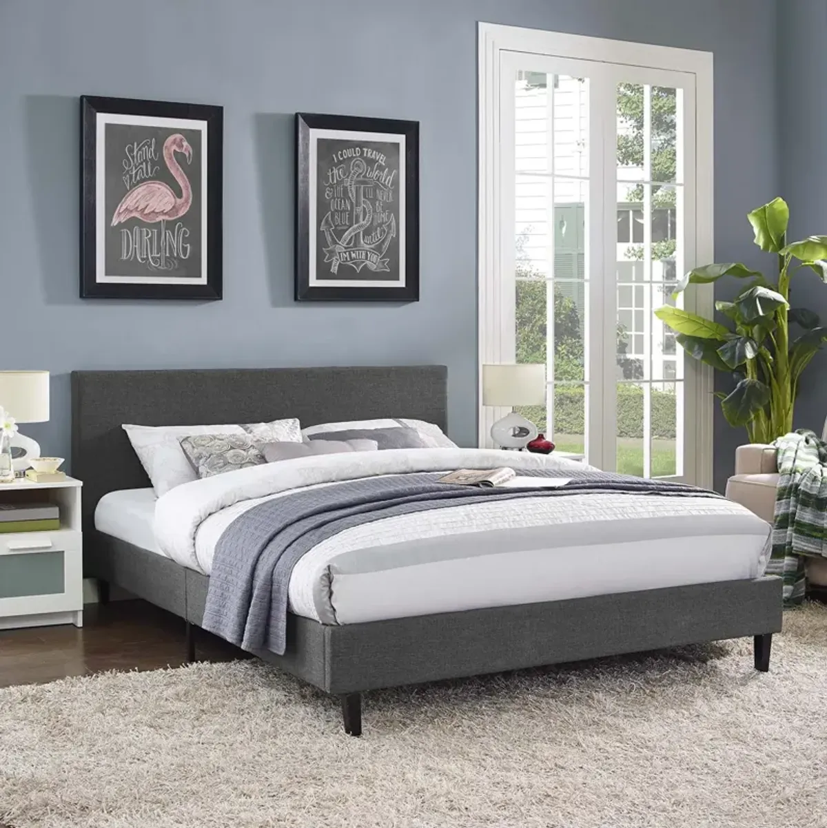 Modway - Anya Full Fabric Bed