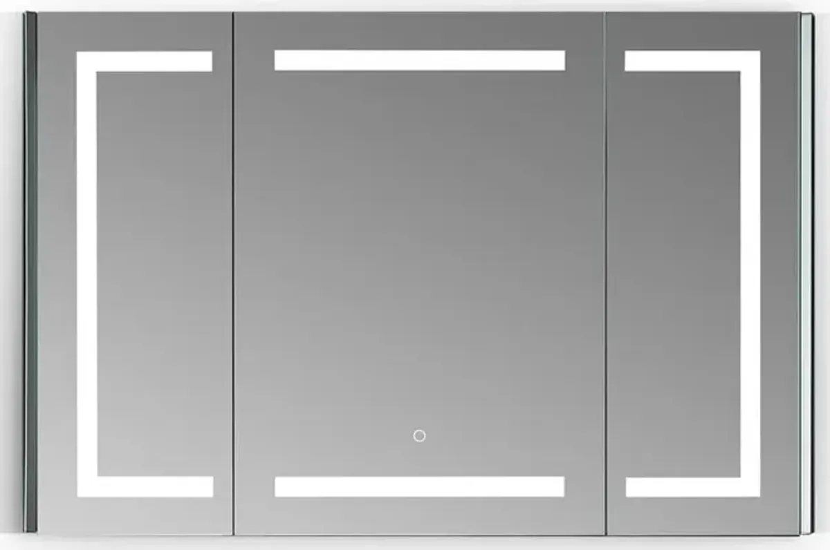 Altair Frameless Surface-Mount/Recessed LED Lighted Bathroom Medicine Cabinet