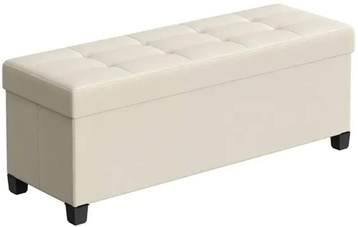 Versatile Storage Ottoman for Living Room, Bedroom, or Entryway