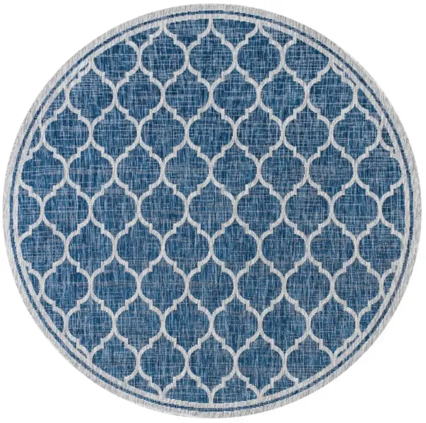 Trebol Moroccan Trellis Textured Weave Area Rug