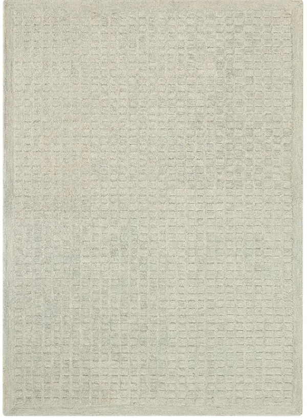 Pure Grids PGR01 Light Blue 3'9" x 5'9" Rug