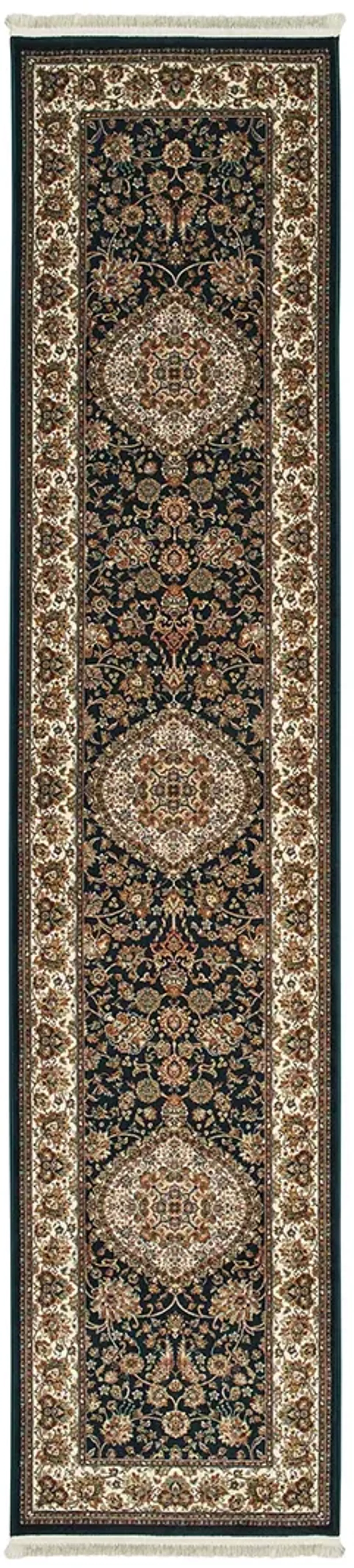 Masterpiece 2'3" x 10' Navy Rug