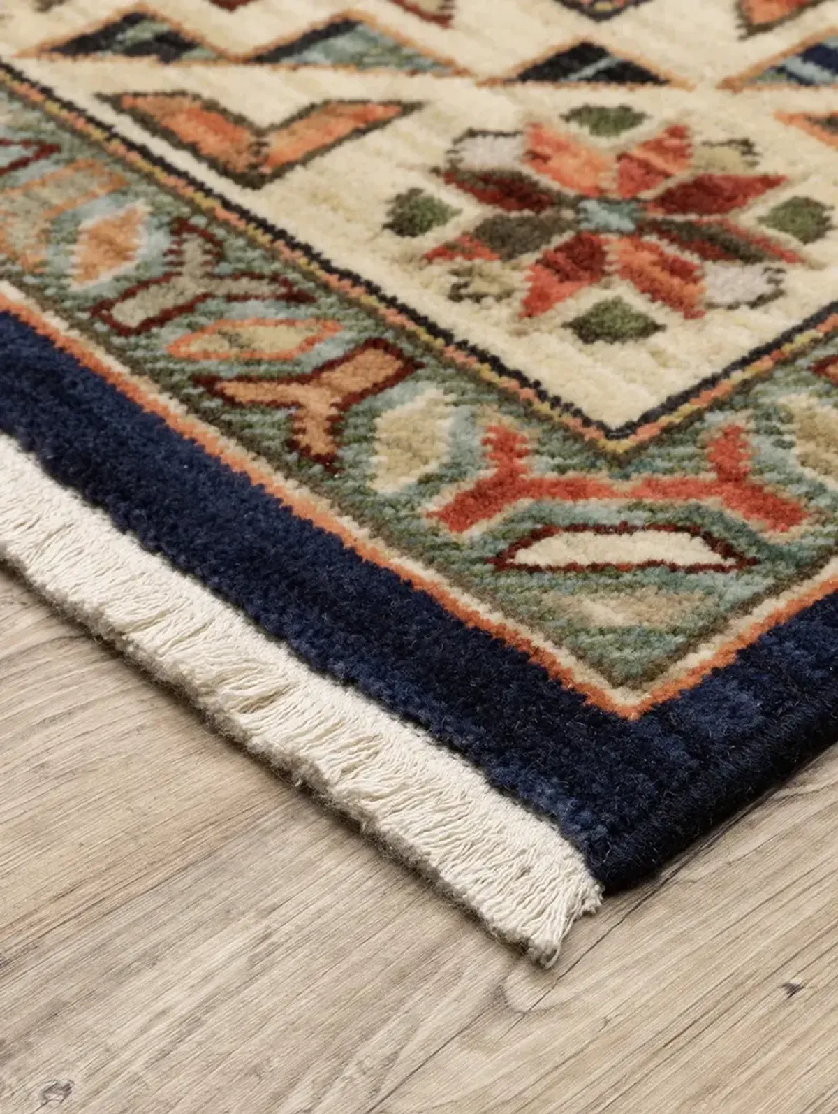 Lilihan 3'3" x 5' Navy Rug