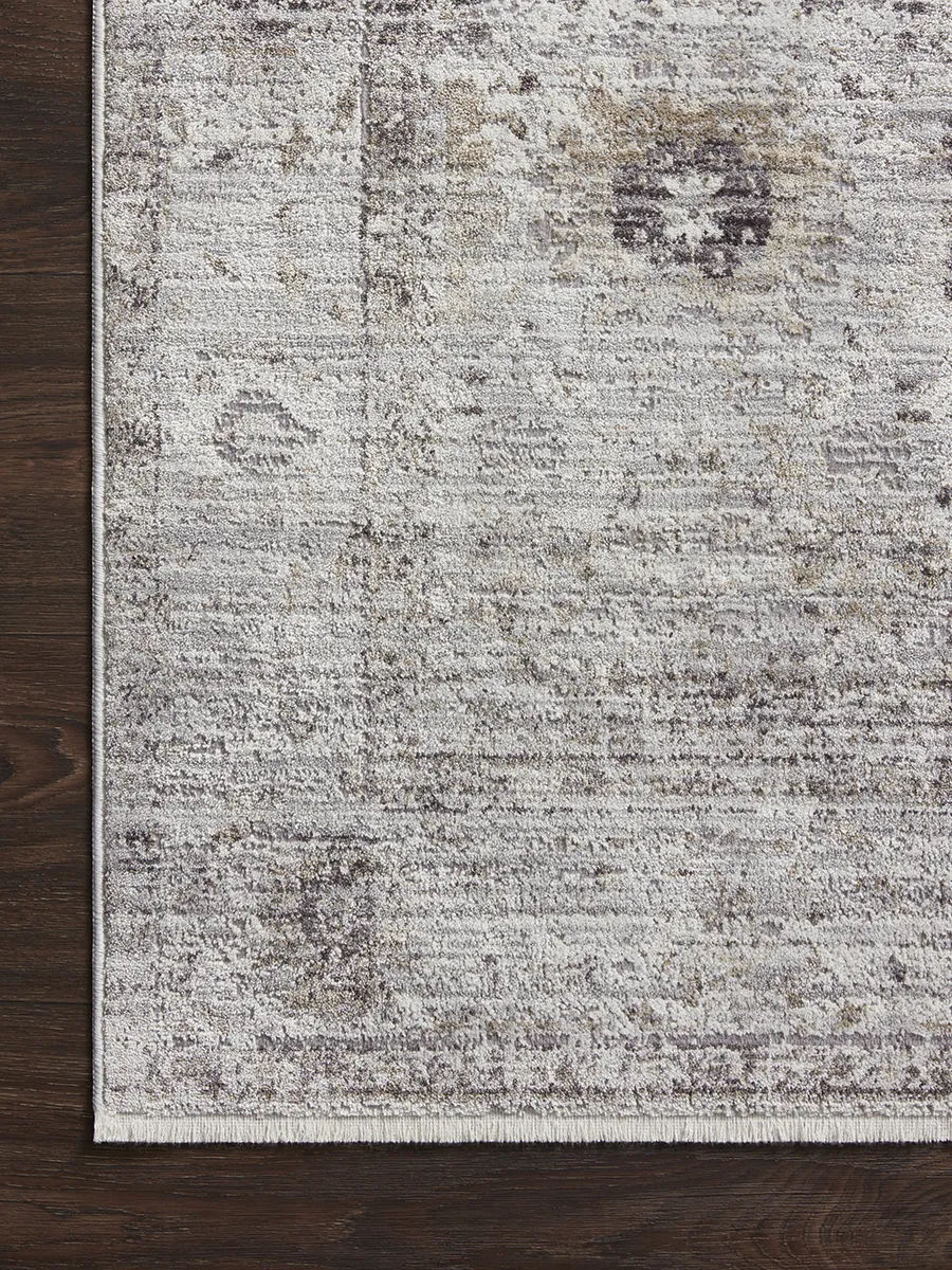 Bonney BNY06 Stone/Charcoal 3'11" x 5'5" Rug