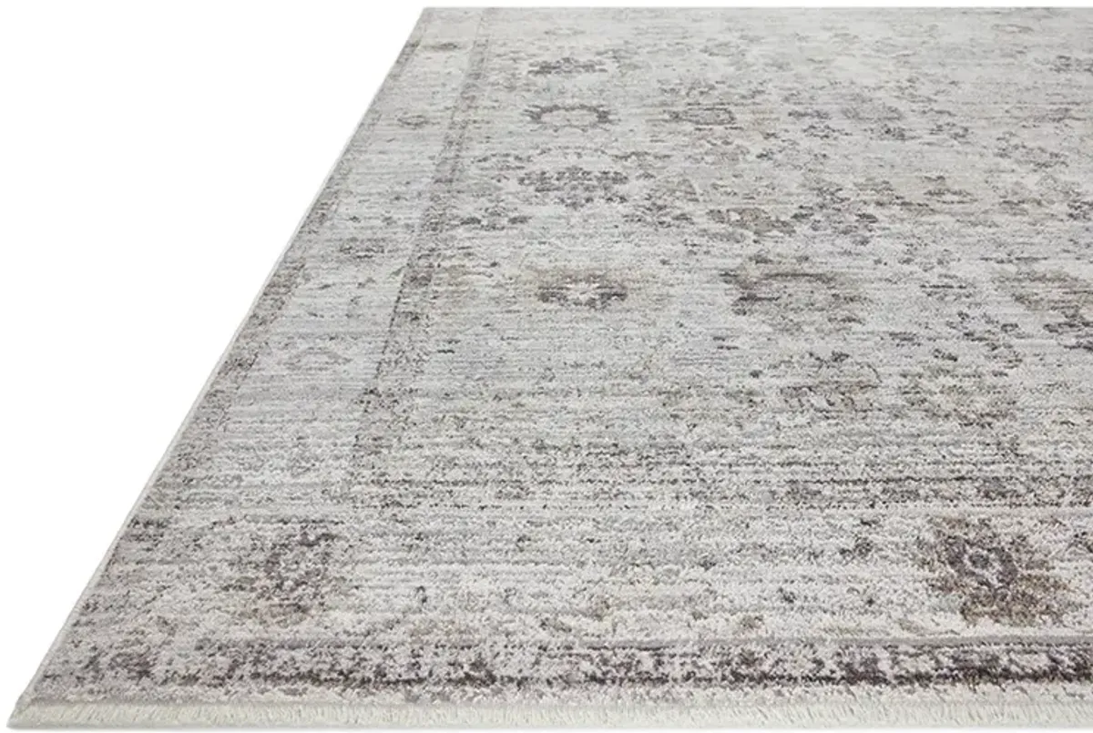 Bonney BNY06 Stone/Charcoal 3'11" x 5'5" Rug