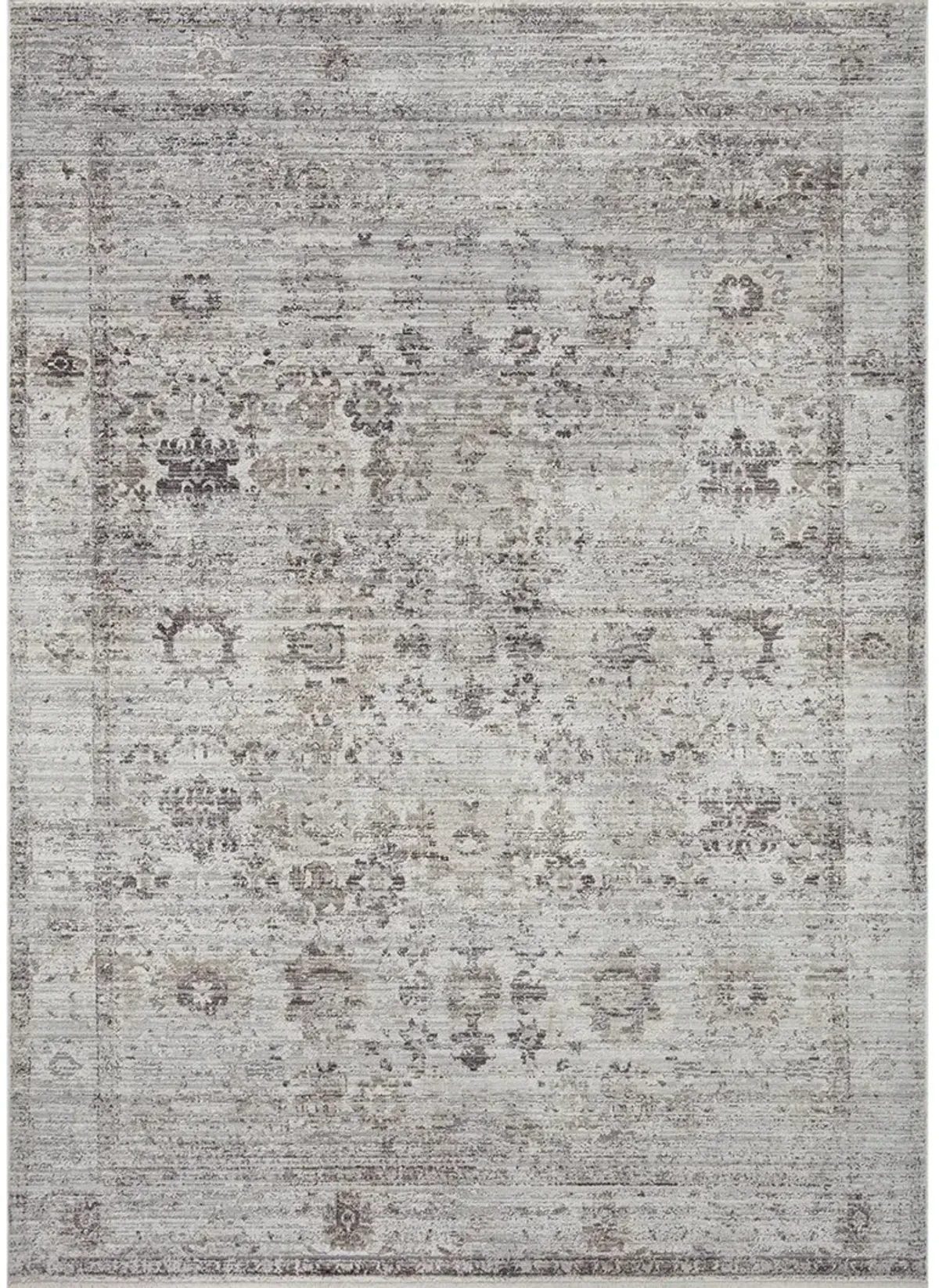 Bonney BNY06 Stone/Charcoal 3'11" x 5'5" Rug