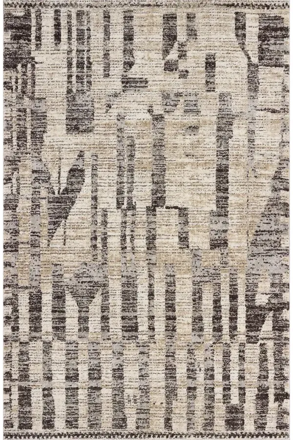 Bleecker BLE03 Beige/Stone 9'2" x 13' Area Rug by Jeremiah Brent x Loloi