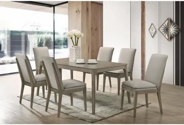 New Classic Furniture Maggie Dining Table W / 4 Natural Chairs