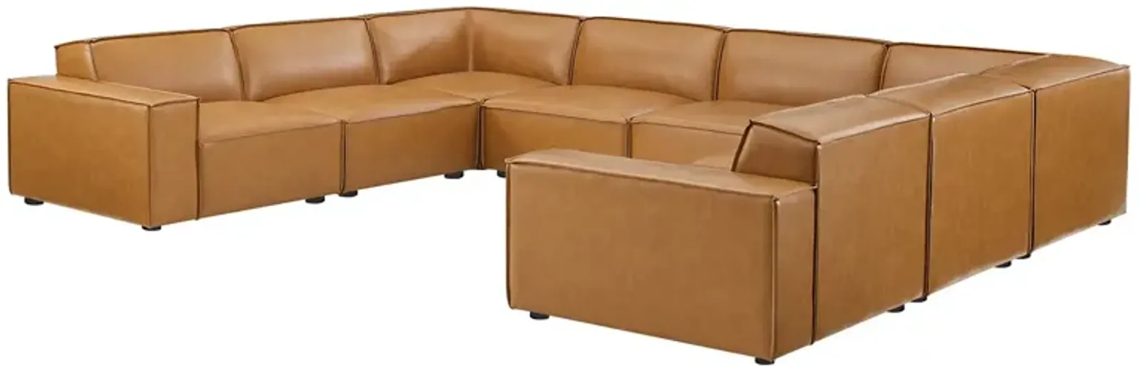 Restore 8-Piece Vegan Leather Sectional Sofa