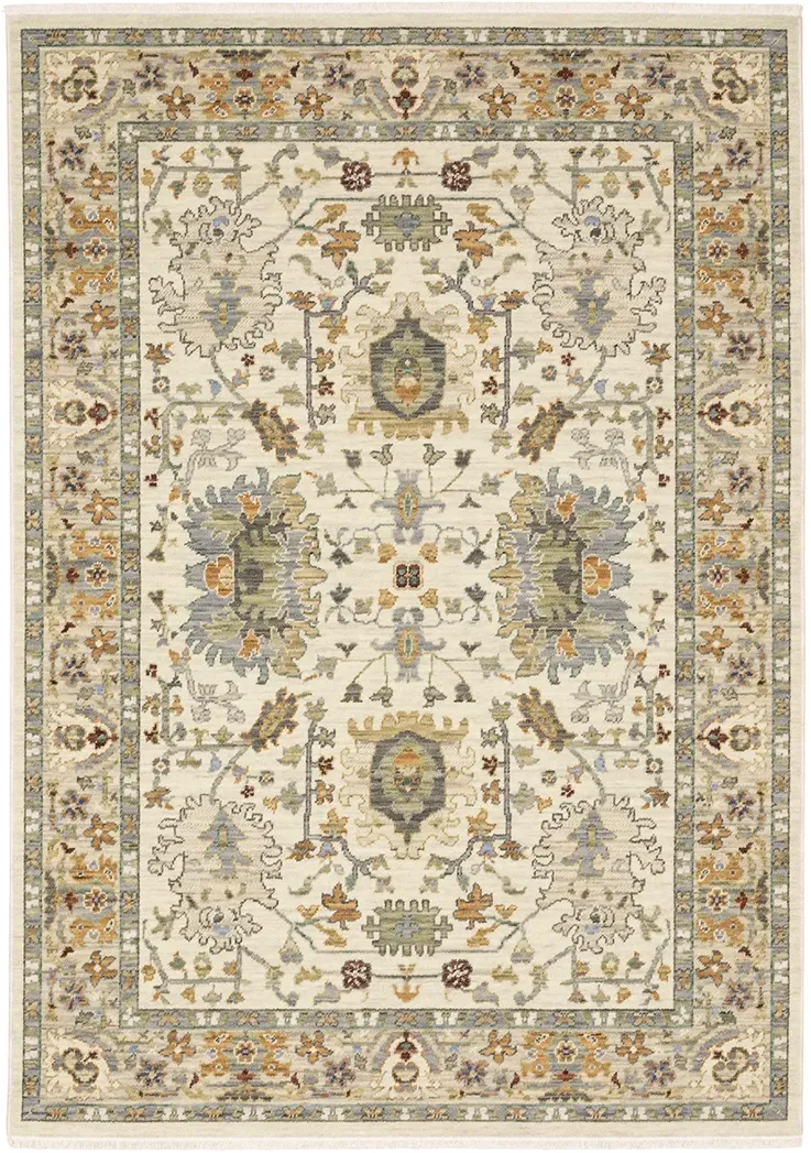 Lucca 9'10" x 12'10" Ivory Rug