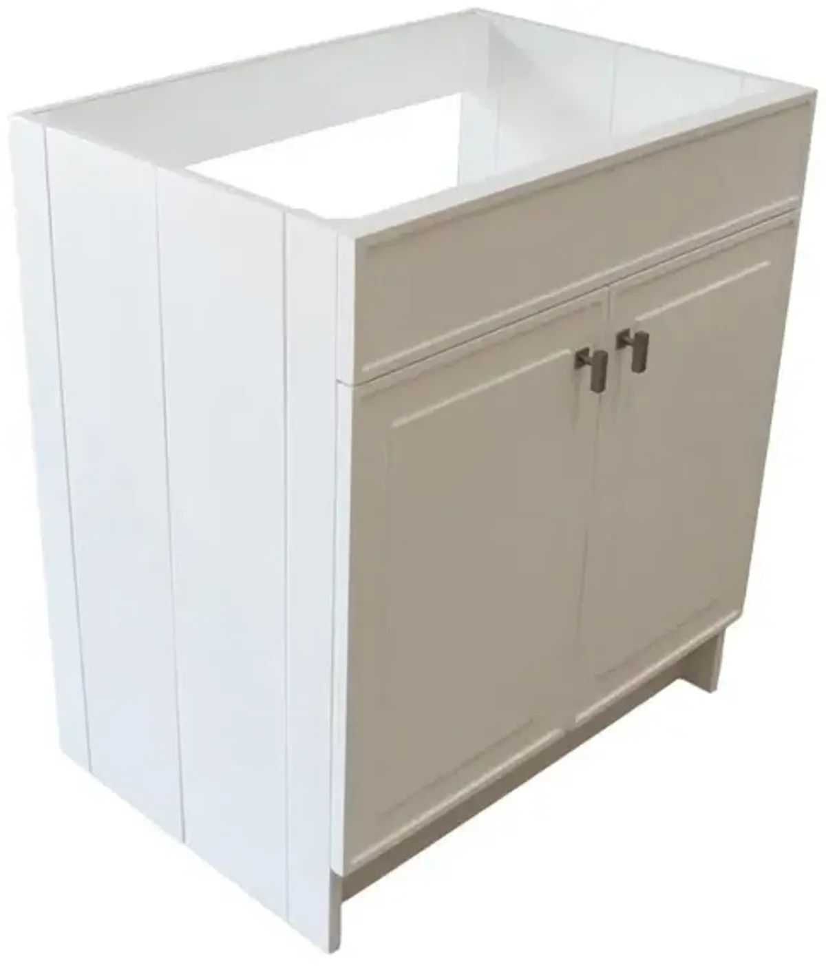 BELLATERRA HOME LLC 30 in. Single Sink Foldable Vanity Cabinet, White Finish
