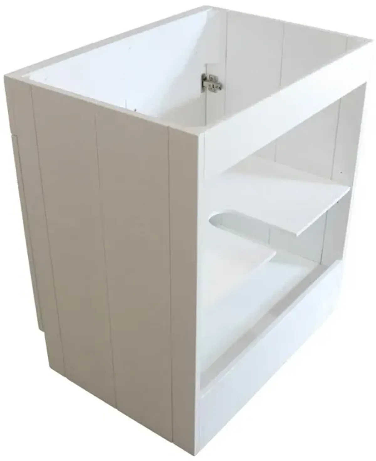 BELLATERRA HOME LLC 30 in. Single Sink Foldable Vanity Cabinet, White Finish