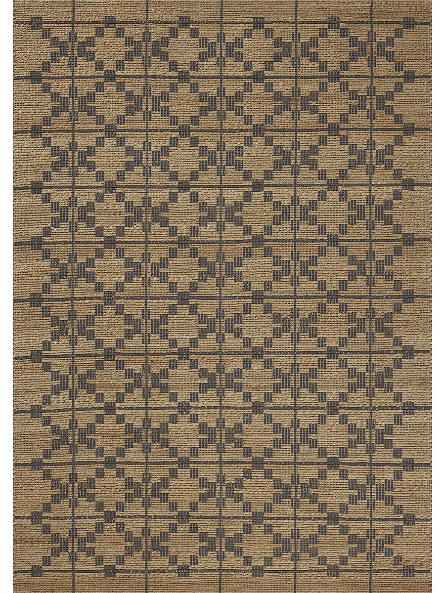 Judy JUD-05 Natural / Graphite 5''0" x 7''6" Rug by Chris Loves Julia