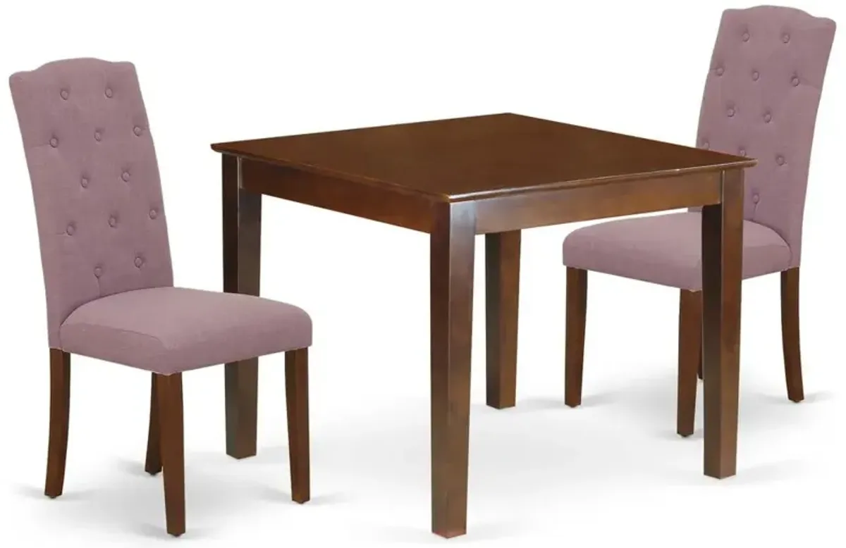 Dining Room Set Mahogany, OXCE3-MAH-10