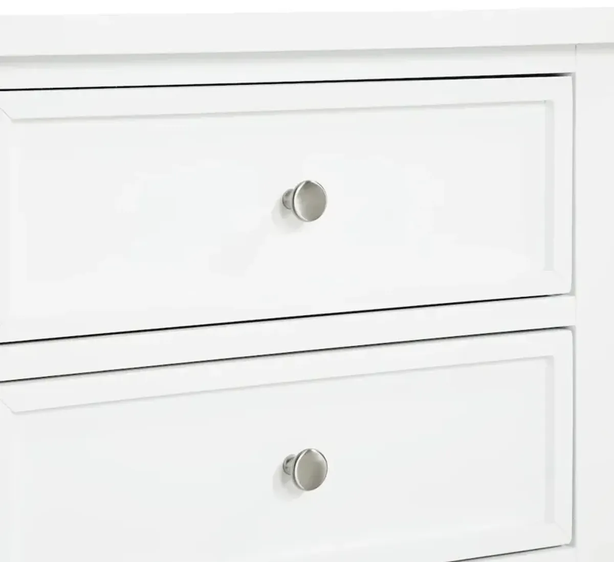 Comfort Pointe Lennon 3-drawer Nightstand - White