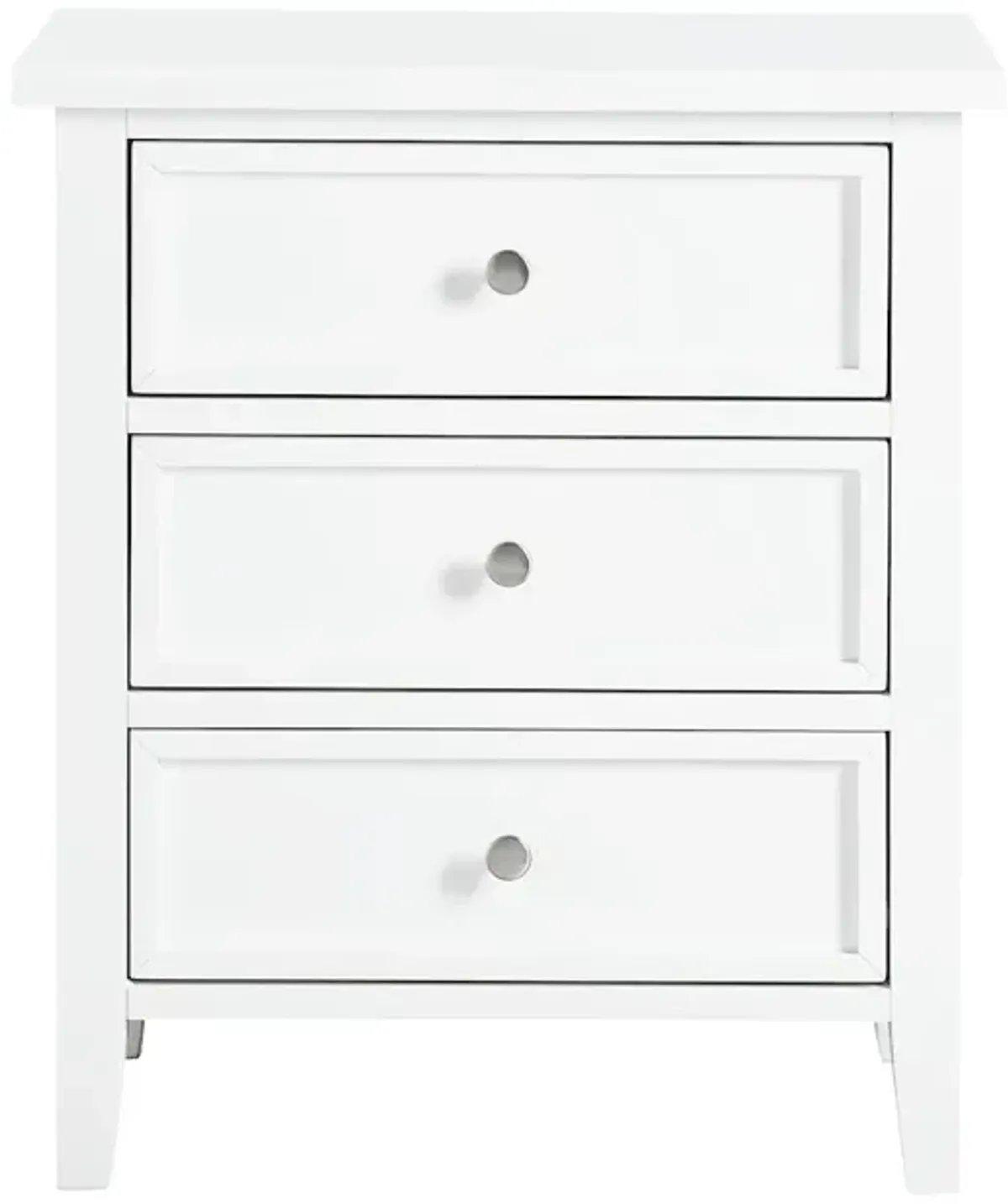 Comfort Pointe Lennon 3-drawer Nightstand - White